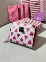 VS küçük boy cüzdan pembe kalpli