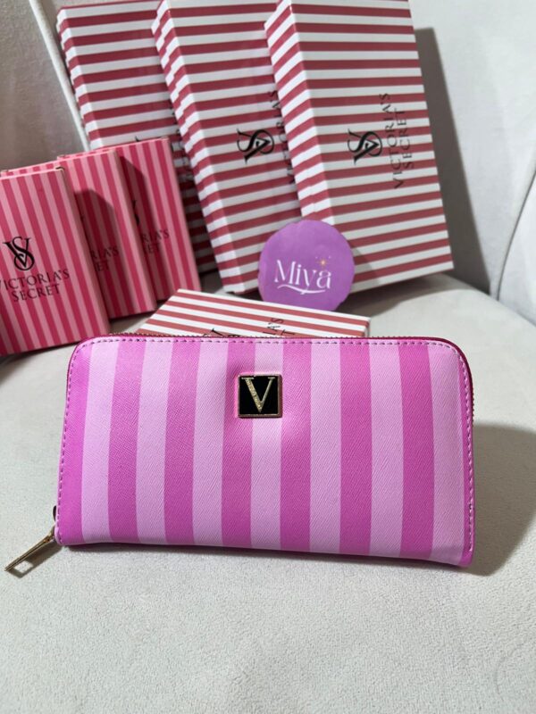 VS pembe büyük boy cüzdan