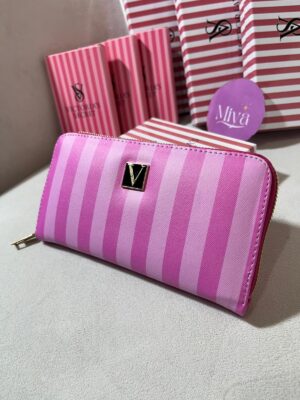 VS pembe büyük boy cüzdan