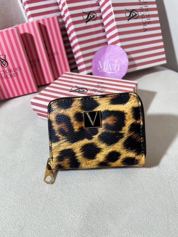 VS Küçük boy cüzdan leopar