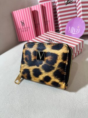 VS Küçük boy cüzdan leopar