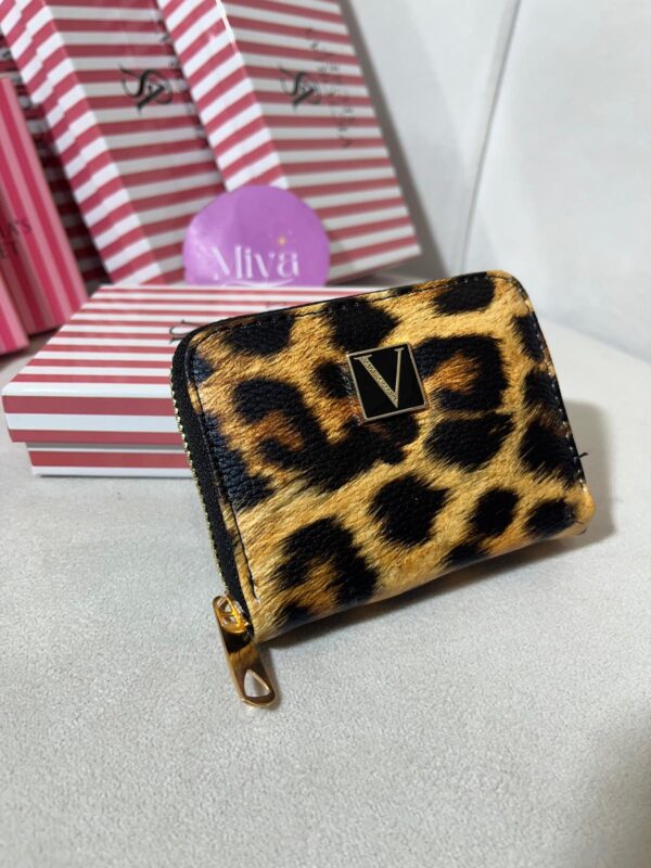 VS Küçük boy cüzdan leopar