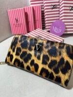 VS Büyük boy cüzdan leopar