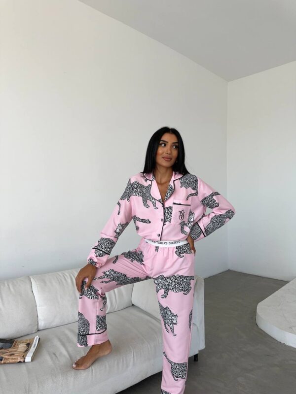 VS İpek Pamuk Pembe Çıtalı