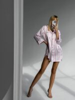 VS Tunik Pembe Beyaz